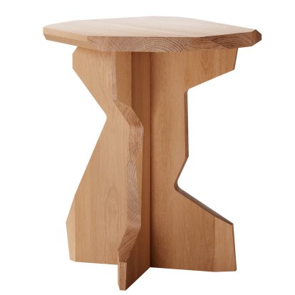 Fels Hocker, Eiche gewachst