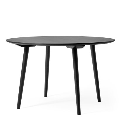 In Between Tisch rund SK3 / SK4, Ø 120 cm, Eiche schwarz lackiert