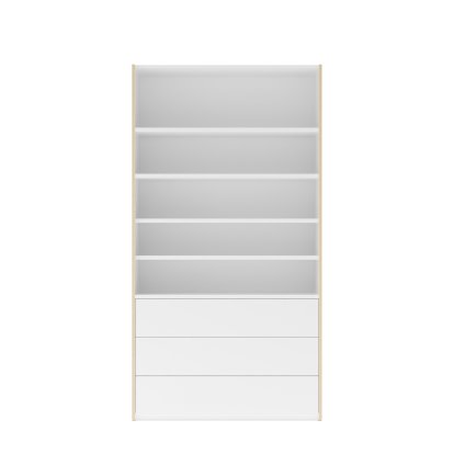 Modular Plus Schranksystem, 360 mm, offen, mit Schubladen, Grundelement
