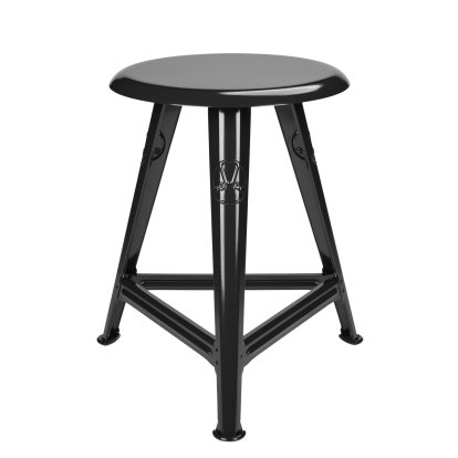 Rowac-Schemel – Modell 1S / 48 cm, Schwarz glänzend