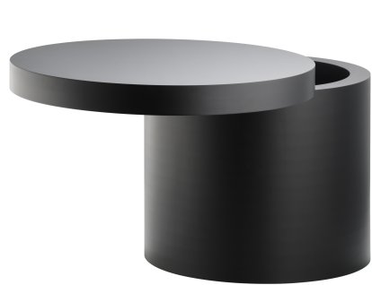 K8 Couchtisch, K8B: Ø 55 x H 40 cm, Schwarz