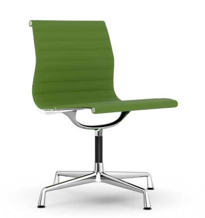 Aluminium Chair EA 101, Wiesengrün / forest, Verchromt