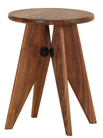 Tabouret Bois, Amerikanischer Nussbaum natur, geölt