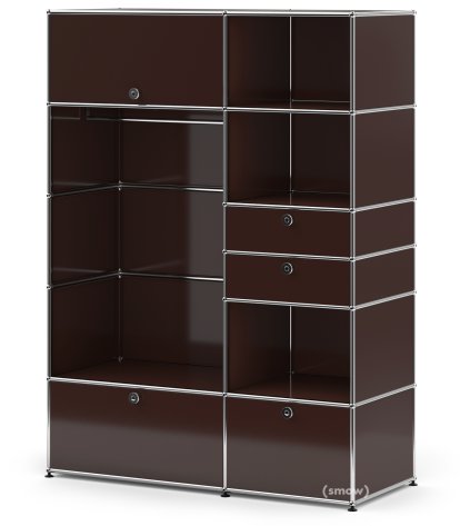 USM Haller Garderobenschrank Typ 1, USM braun