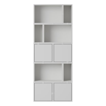 Stacked Bücherregal 8, Grau