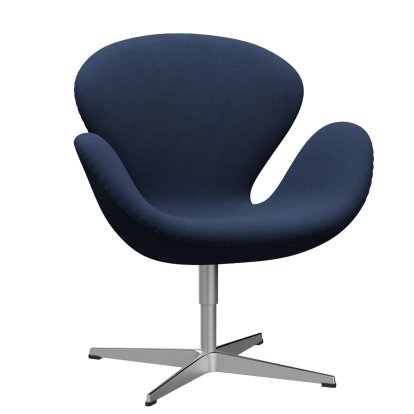 Swan Chair, Sonderhöhe 48 cm, Christianshavn, Christianshavn 1155 - Dark blue
