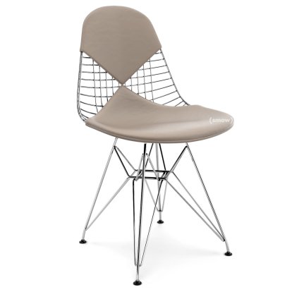 Kissen für Wire Chair (DKR/DKW/DKX/DKL/LKR), Sitz- und Rückenkissen (Bikini), Leder (Standard), Sand