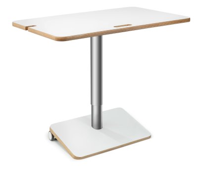 Ongo Spark Schreibtisch, Weiß/Silber
