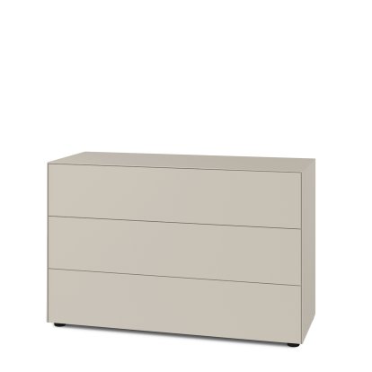 Nex Pur Box 2.0 mit Schubkästen, 48 cm, H 75 cm (3 Schubkästen) x B 120 cm, Silk