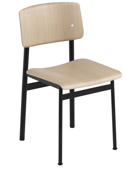 Loft Stuhl, Eiche/Schwarz