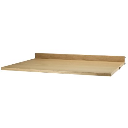 String System Schreibtischplatte, Eichefurnier, B 78 cm x T 58 cm