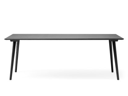 In Between Tisch eckig SK5, L 200 cm x B 90 cm, Eiche schwarz lackiert