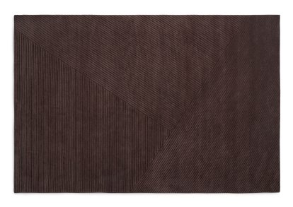 Row Teppich, L 300 x B 200 cm, Dunkelbraun