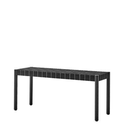 Betty Bank TK4 / TK5, TK4, 105 cm, Schwarz / Leinen schwarz