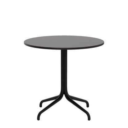 Belleville Tisch, Ø 79,6 cm, Furnier Eiche dunkel