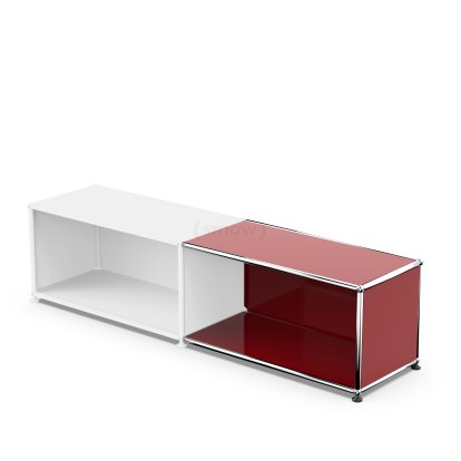 USM Haller Anbaupaket Horizontal 1, USM rubinrot, 35 cm