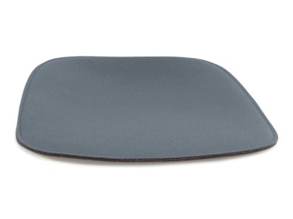 Sitzauflage für Eames Armchairs, Mit Polster, uni grau hell