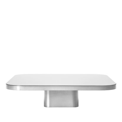 Bow Couchtisch, Aluminium, H 25 x B 100 x T 100