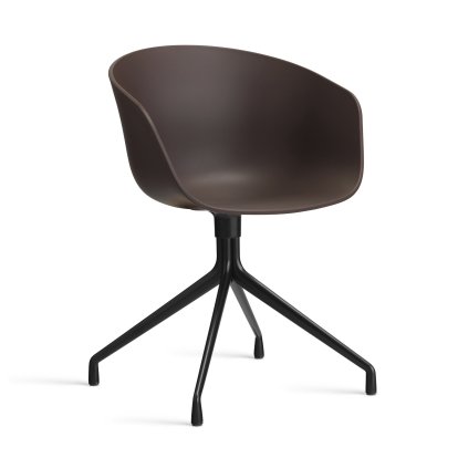 About A Chair AAC 20 Drehstuhl, Raisin 2.0, Aluminium schwarz pulverbeschichtet