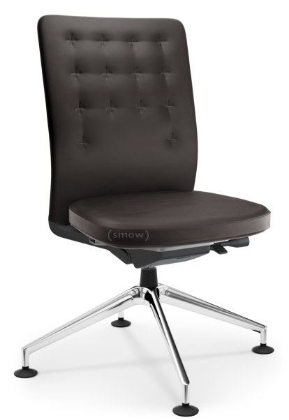 ID Trim Conference, Mit Lumbalstütze, Ohne Armlehnen, Basic dark, Sitz und Rücken Leder, Chocolate
