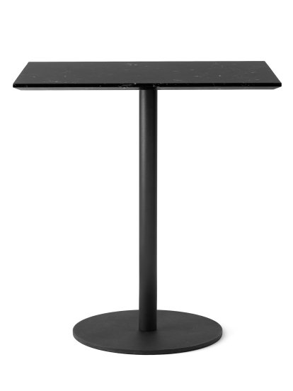 In Between Bistrotisch SK16, SK16 eckig, Nero marquina / Schwarz