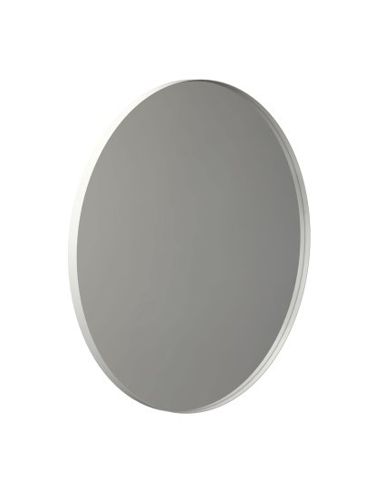 Unu Spiegel rund, ø 80 cm, Weiß matt