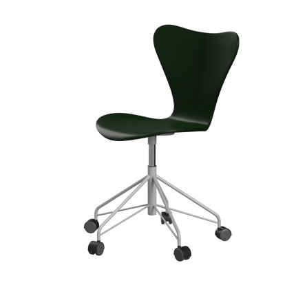 Serie 7 Drehstuhl 3117/3217 New Colours, Ohne Armlehnen, Lack, Evergreen, Nine grey