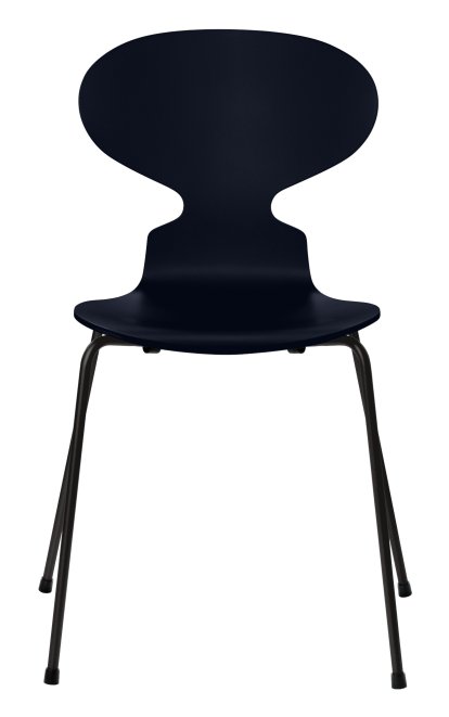 Ameise 3101 Stuhl, Lack, Midnight blue, Black