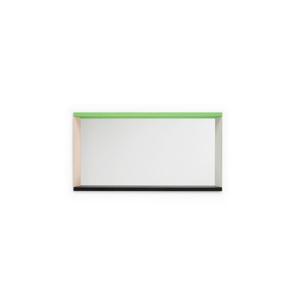 Colour Frame Spiegel, Mittel (48 cm x 91 cm), Grün / Rosa