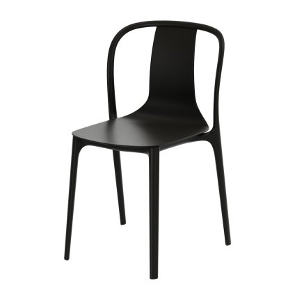 Belleville Stuhl Outdoor, Tiefschwarz