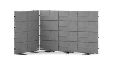 USM Privacy Panels Akustikecke, 2,25 m (3 Elemente), 1,44 m (4 Elemente), 1,50 m (2 Elemente), Anthrazitgrau