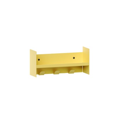 Pli Wandregal Slim, 30 cm, Neapelgelb, Mit Haken