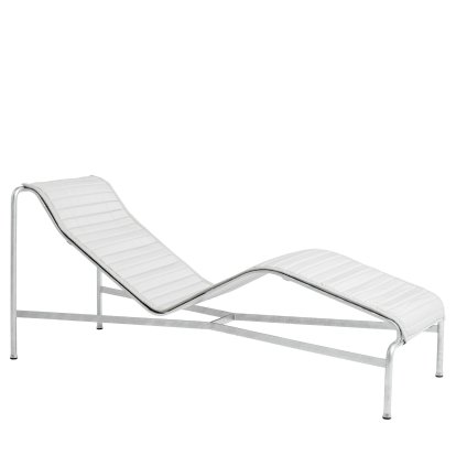 Palissade Liegestuhl, Hot galvanized, Mit Auflage, Ohne Nackenkissen