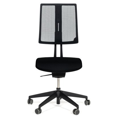 Equo Bürodrehstuhl, Schwarz, Netz, Xtreme Plus (PG0), Schwarz YS009, C30 KST mit Sitztiefenverstellung, Standard 100 mm, Ohne Armlehnen, Mit harten Rollen