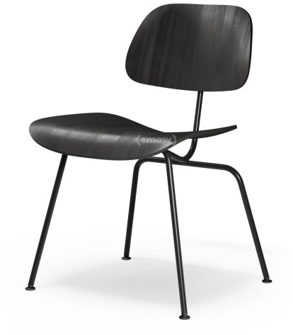 DCM Stuhl, Esche schwarz, Pulverbeschichtet basic dark glatt