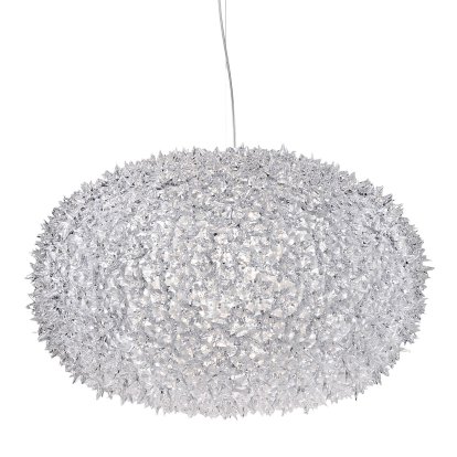 Bloom Pendelleuchte, Groß (ø 80 cm), Transparent/glasklar