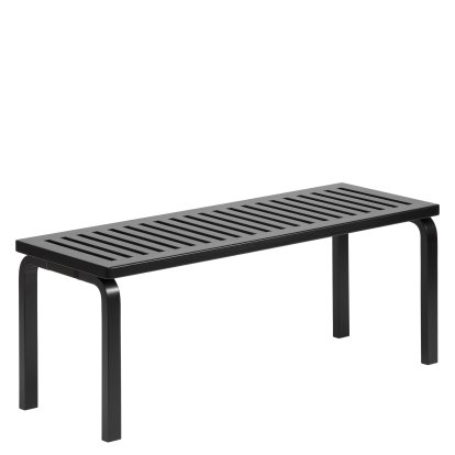 Bank 153, Schwarz lackiert, Breite 1125 mm