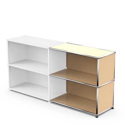 USM Haller Anbaupaket Horizontal 2, USM beige, 35 cm