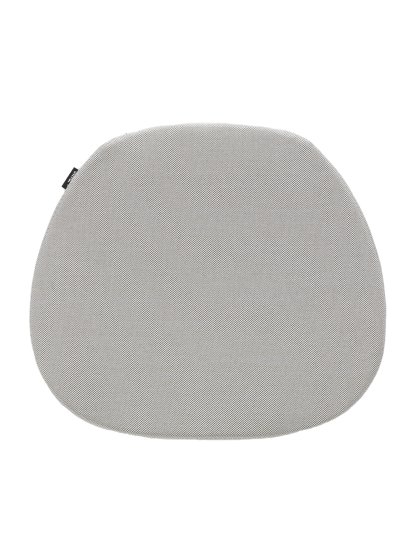 Soft Seats Sitzauflagen, Typ B (B 41,5 x T 37 cm), Stoff Simmons (outdoor), Grau / weiß