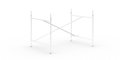 Eiermann 1 Tischgestell , Weiß, versetzt, 110 x 78 cm, Mit Verlängerung (Höhe 72-85 cm)