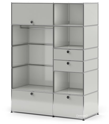 USM Haller Garderobenschrank Typ 1, Lichtgrau RAL 7035