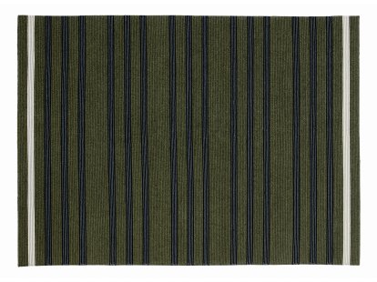 Teppich/Läufer Fleur, 200 x 300 cm, Moos/schwarz