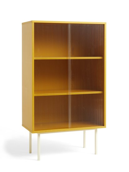 Colour Cabinet Tall Vitrinenschrank, Gelb