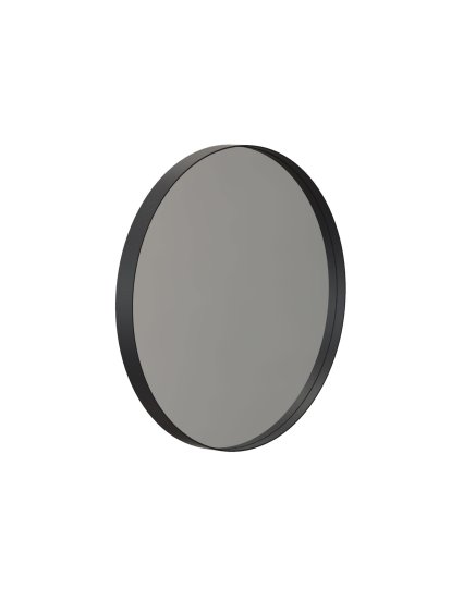 Unu Spiegel rund, ø 40 cm, Schwarz matt