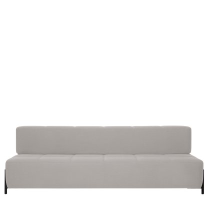 Daybe Schlafsofa, Ohne Armlehne, Brusvik 02 - graubeige