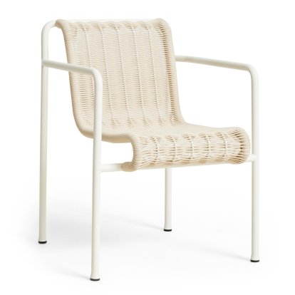Palissade Dining Armlehnstuhl Cord, Cream white