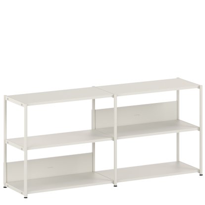 Unit Sideboard L Stahl, Offen, Creme weiß
