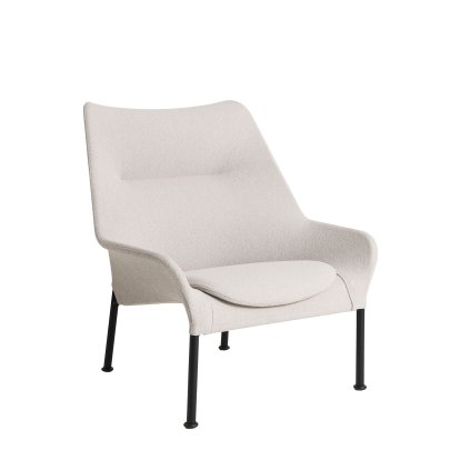 O2 Lounge Sessel, Ohne Ottoman, Lift light grey / black