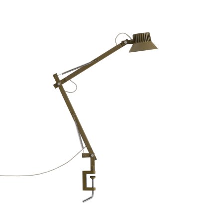 Dedicate Tischleuchte, mit Tischklemme, S2, Brown Green