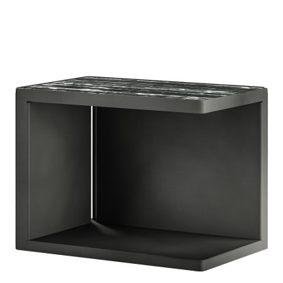 Ambito Couchtisch, Obsidian, Mamor Rosso Levanto
